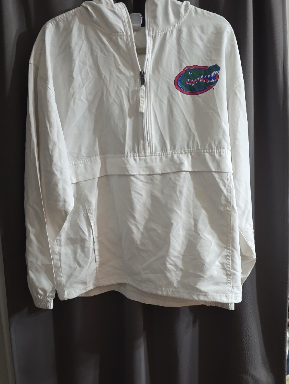 Champion University Of Florida Gators Men's Windbreaker Hooded Jacket Sz M EUC